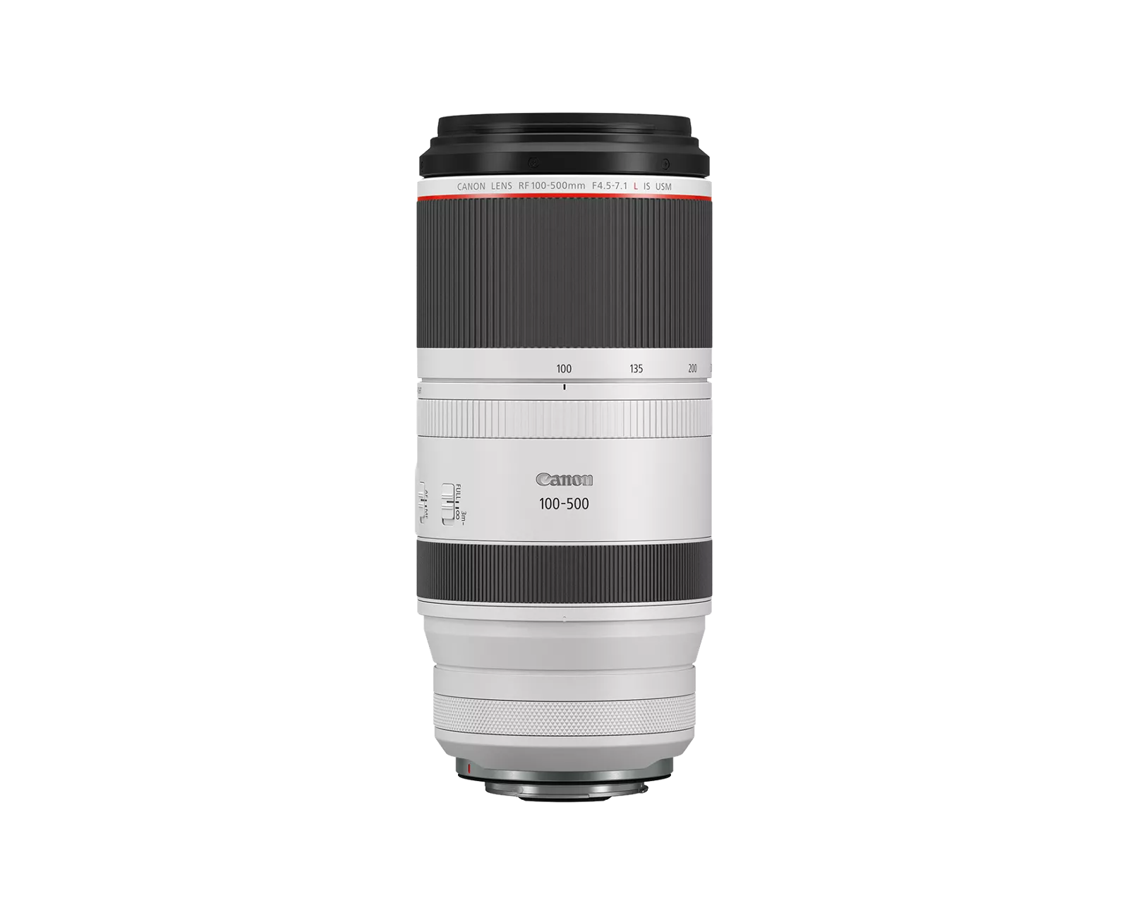 Canon RF 100-500mm f/4.5-7.1L IS USM telephoto zoom lens