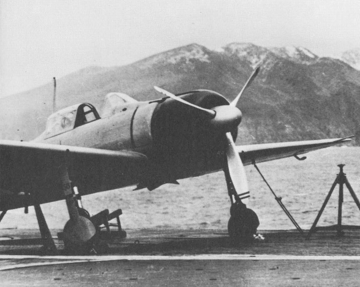 Mitsubishi A6M2 Zeros on the deck of the carrier Akagi with the Pearl Harbor strike force