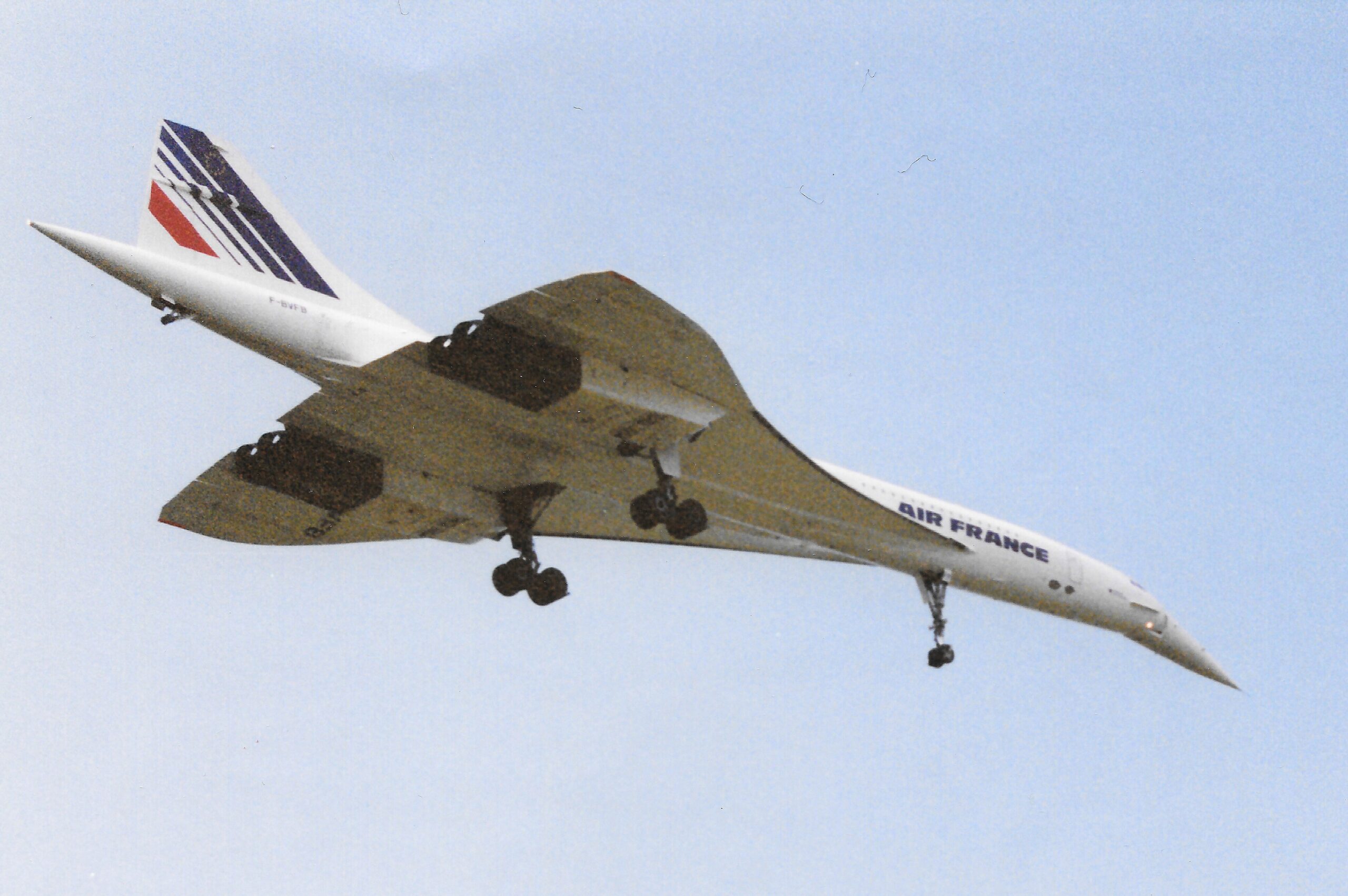 Air France Concorde F-BVFB on a preservation ferry flight in June 2003