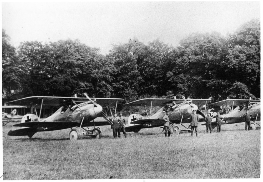 Albatros D.V German fighter of a Jagdstaffel, 1917
