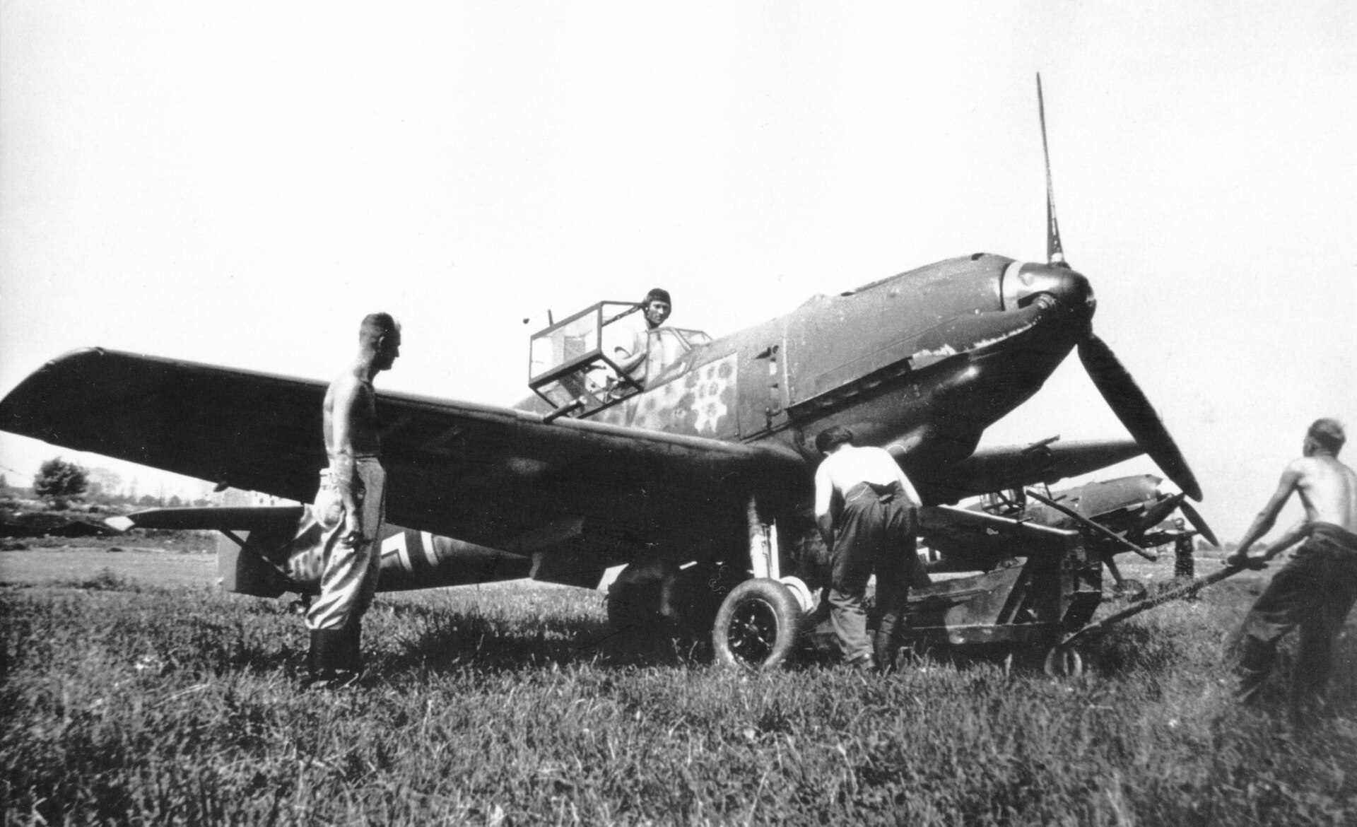 A Messerschmitt Bf 109 E-4 of the Battle of Britain period