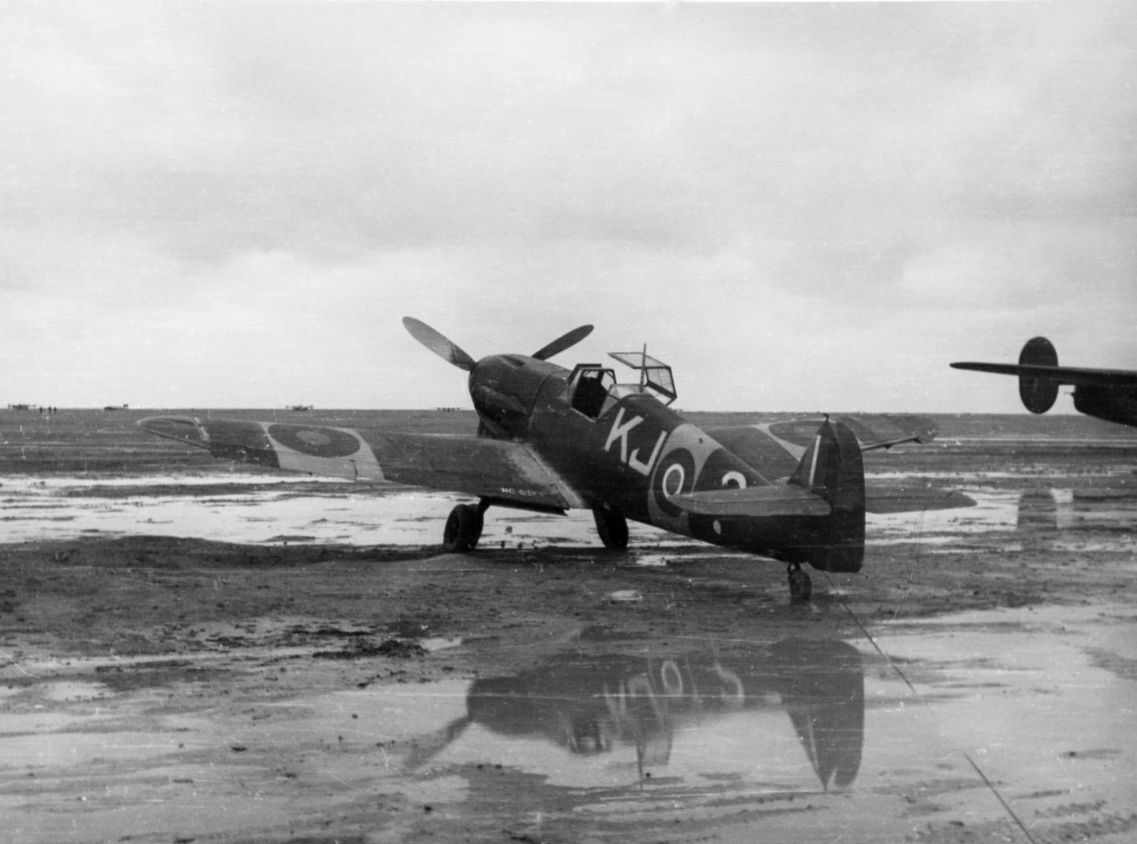 A captured Messerschmitt Bf 109 F in South African Air Force markings