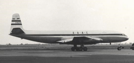 A BOAC de Havilland Comet 1 at London Heathrow in 1953