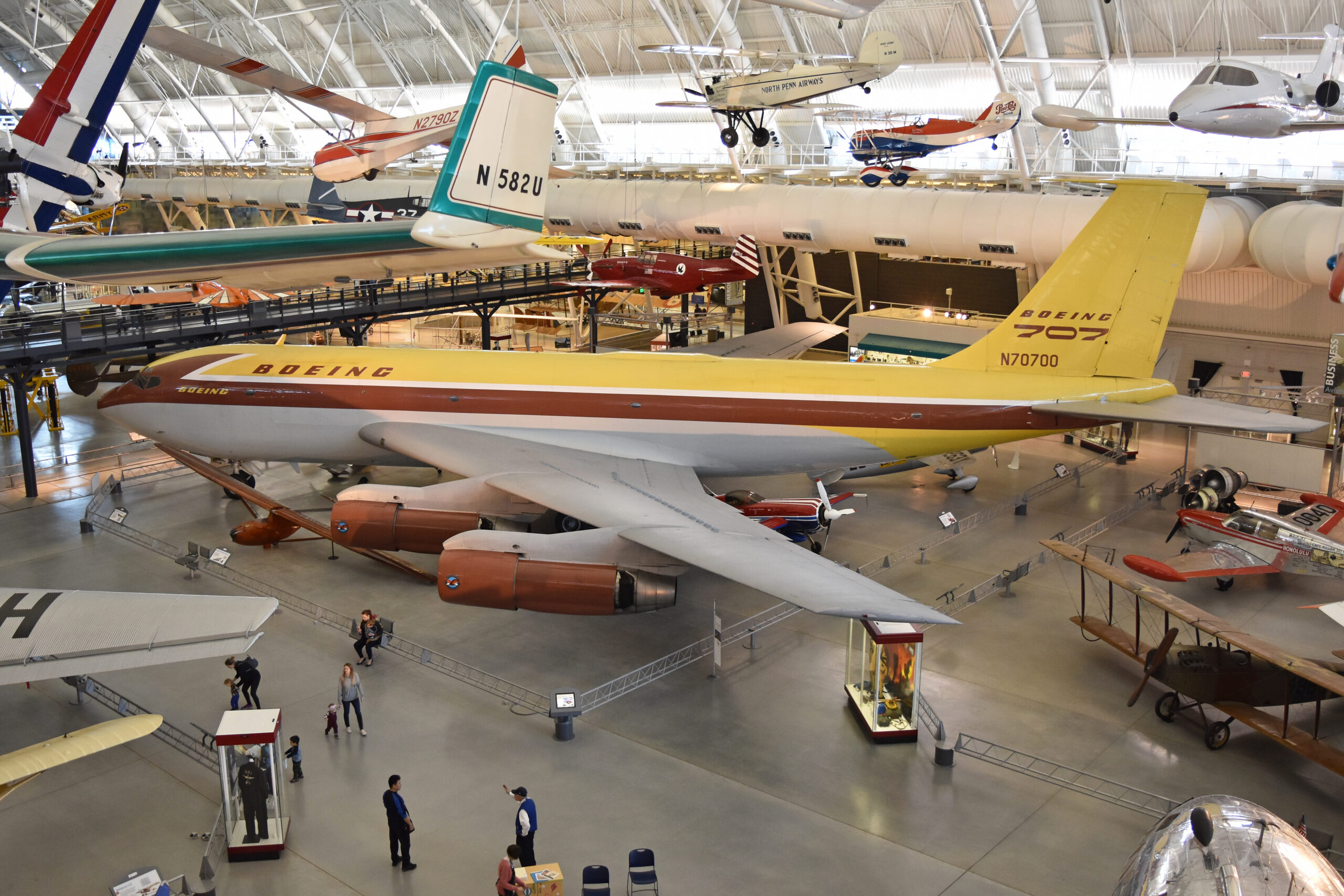 The Boeing 367-80 Dash 80, the prototype for the Boeing 707
