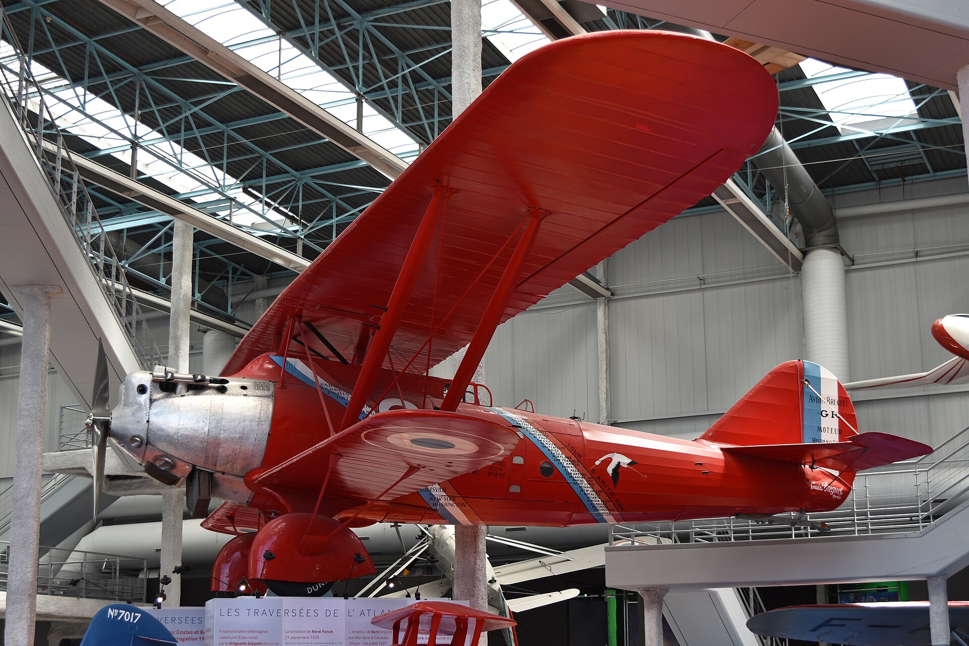 The Breguet 19 TF Super Bidon Point d Interrogation flown by Costes and Bellonte from Paris to New York in 1930
