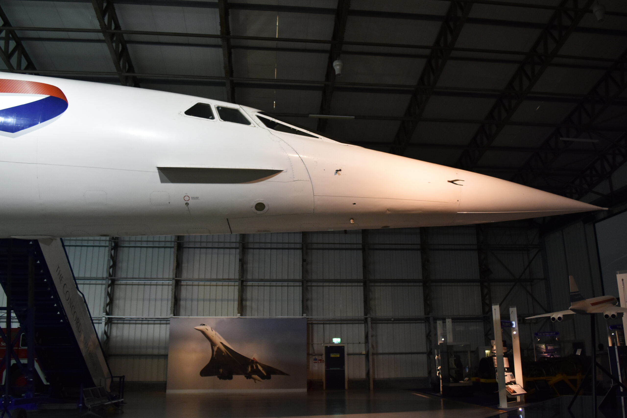 British Airways Concorde G-BOAA, which flew the first commercial BA Concorde service in 1976