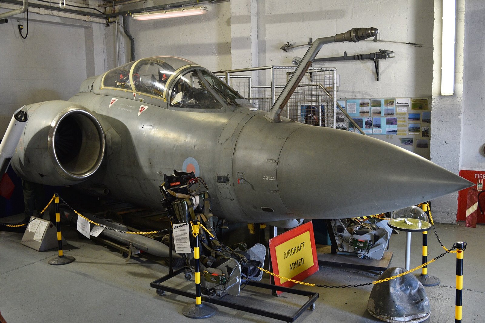 The nose section of Buccaneer XV352