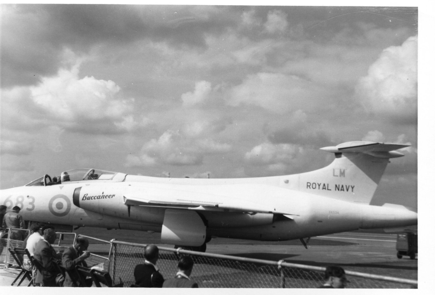 A Buccaneer S.1 at the 1961 SBAC show