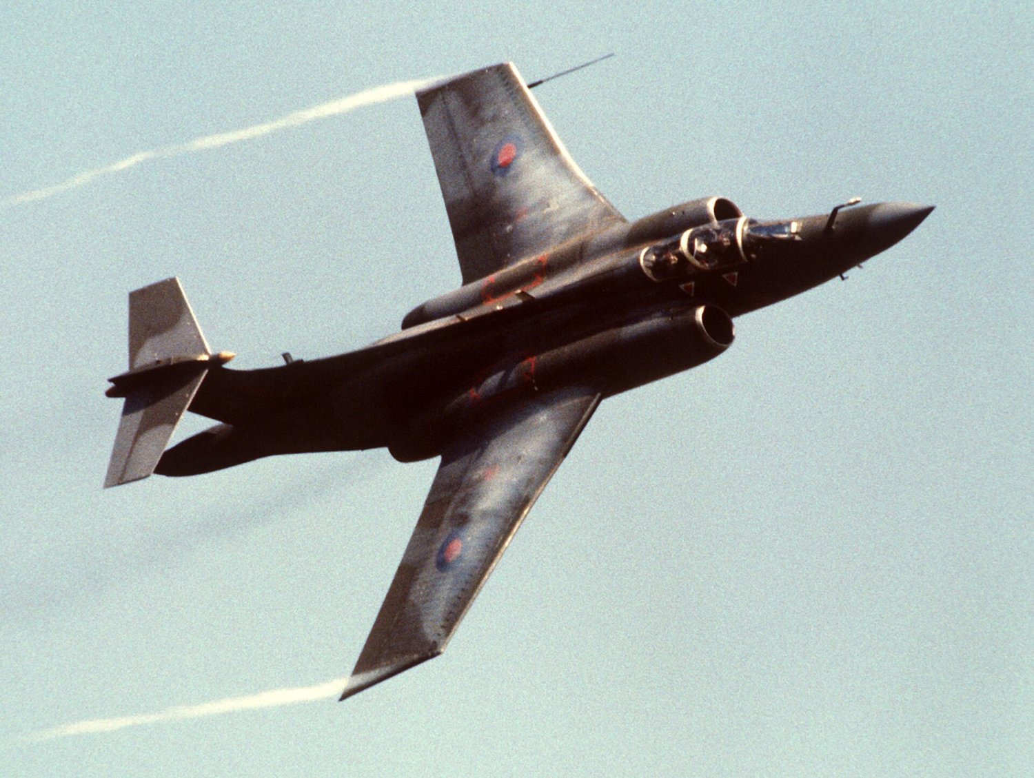Royal Air Force Buccaneer S.2B in flight, 1988