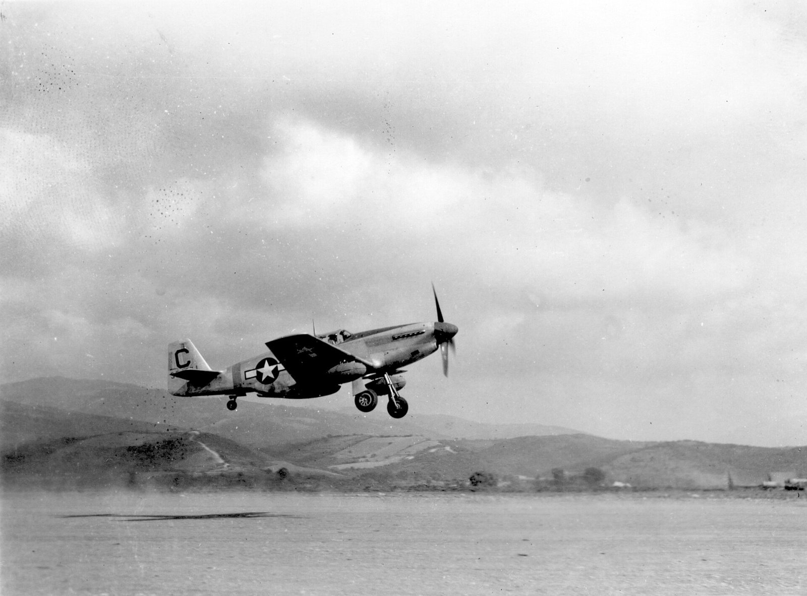 A P-51 Mustang of the 52nd Fighter Group