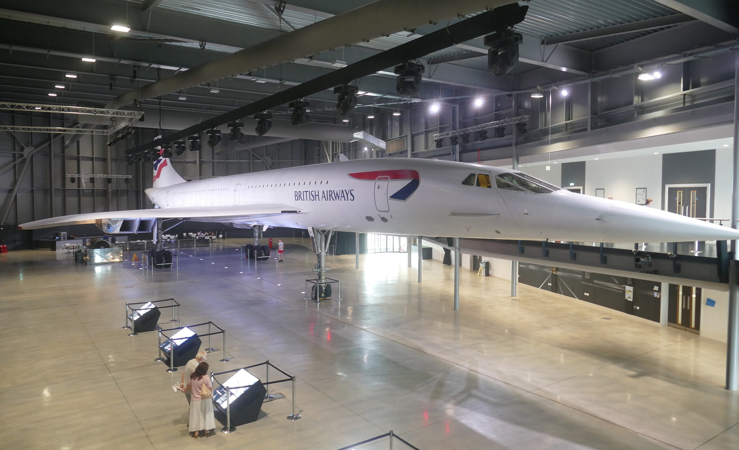 Concorde 216 G-BOAF on display at Aerospace Bristol