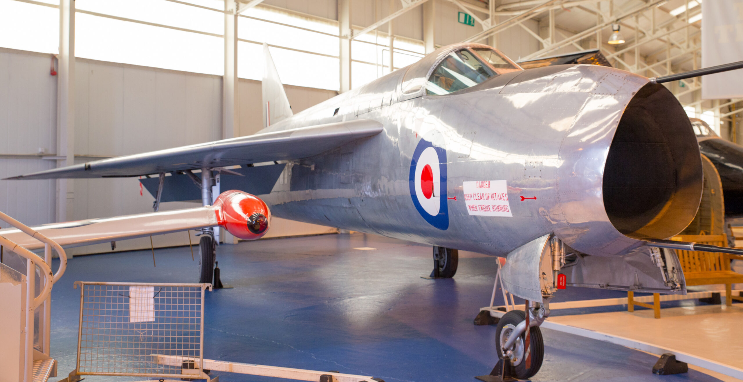English Electric P.1A research prototype WG760 preserved at the RAF Museum Cosford