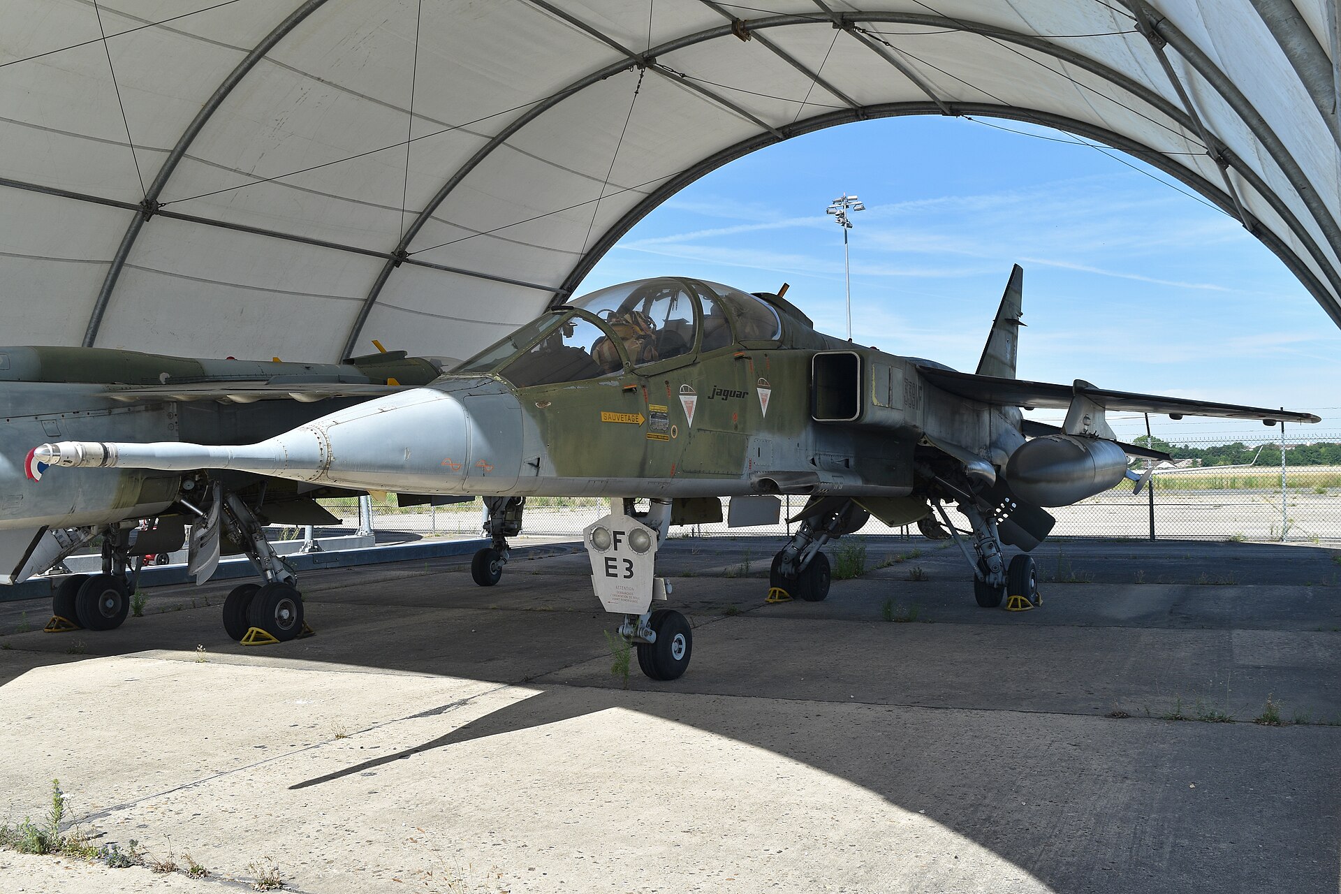 French SEPECAT Jaguar E two-seat trainer