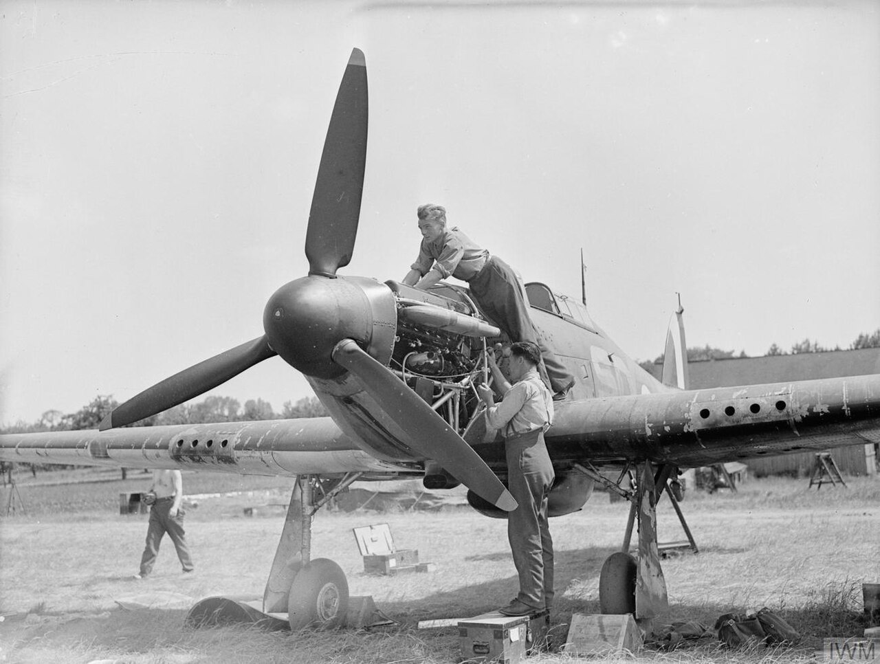 Hawker Hurricane of the RAF at Reims-Champagne, France, 1939-1940