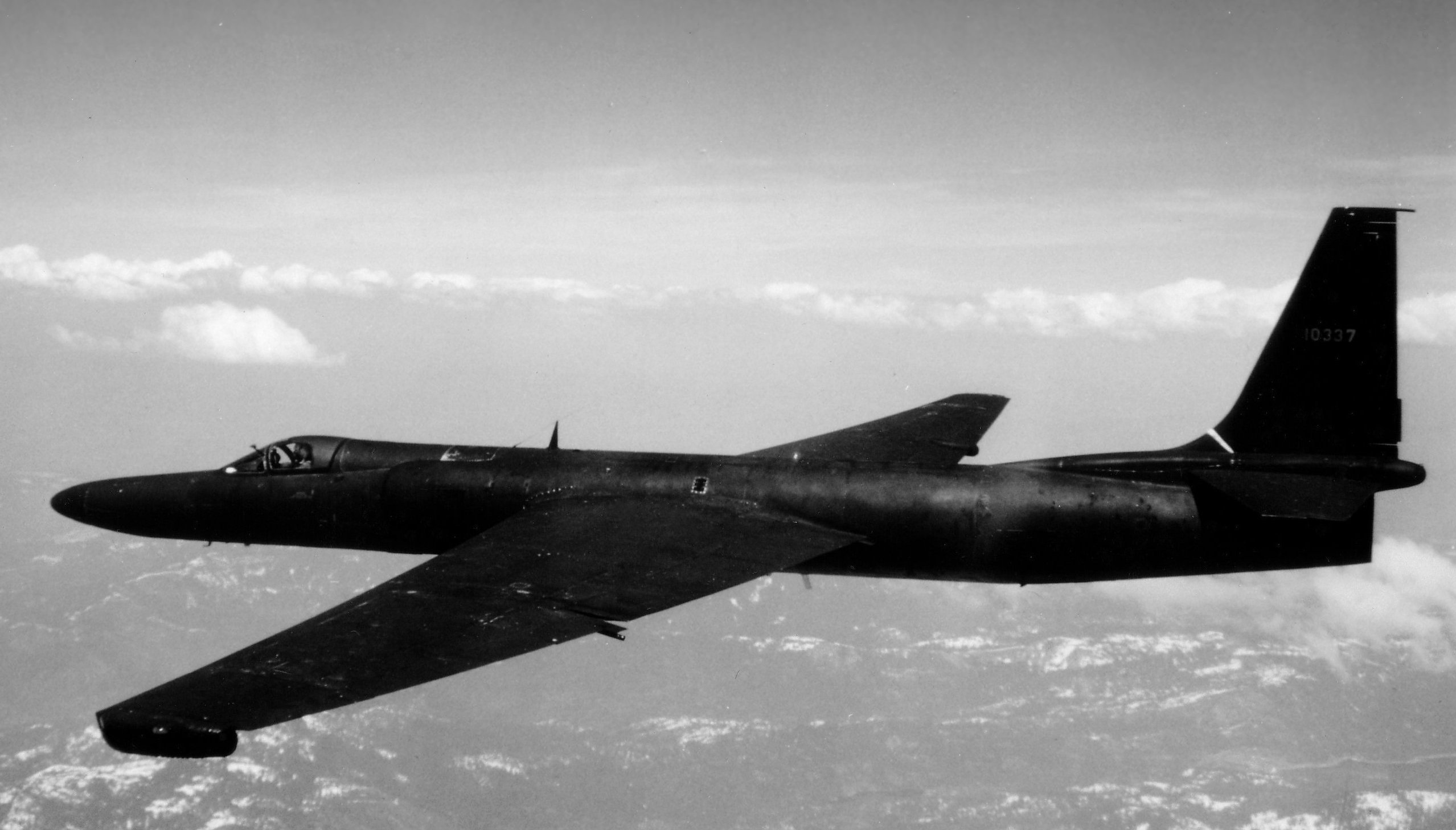 Lockheed U-2 high-altitude reconnaissance aircraft in flight
