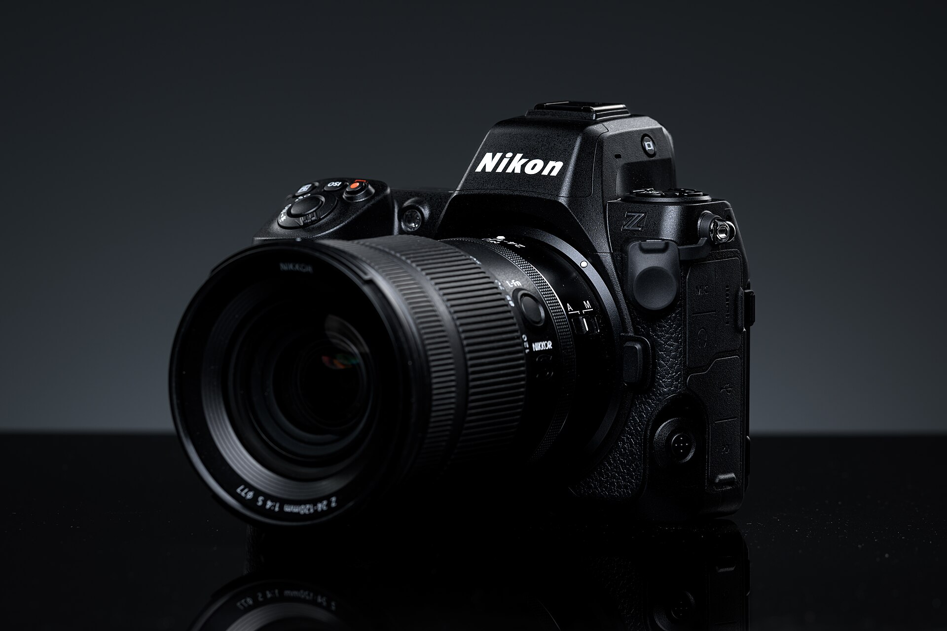Nikon Z8 mirrorless camera fitted with a Nikkor Z lens