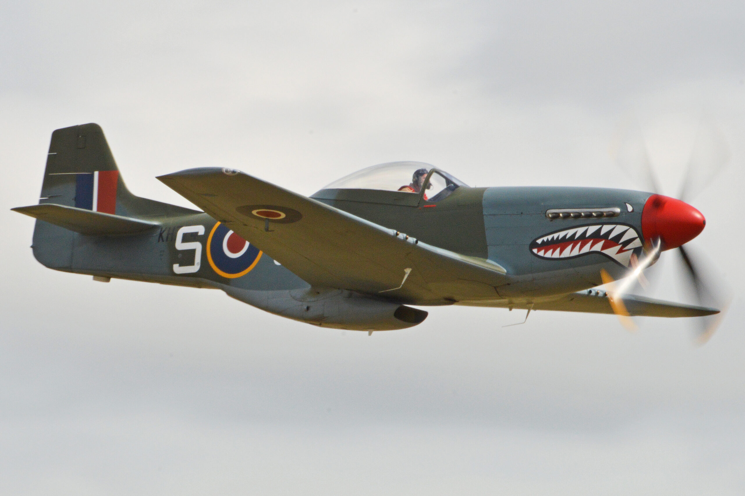 North American P-51D Mustang KH774 displaying at an airshow