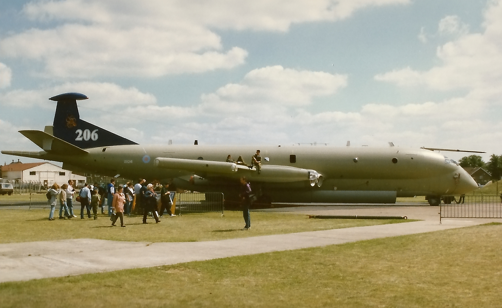 RAF Hawker Siddeley Nimrod MR.2 XV241 at Mildenhall in 1997