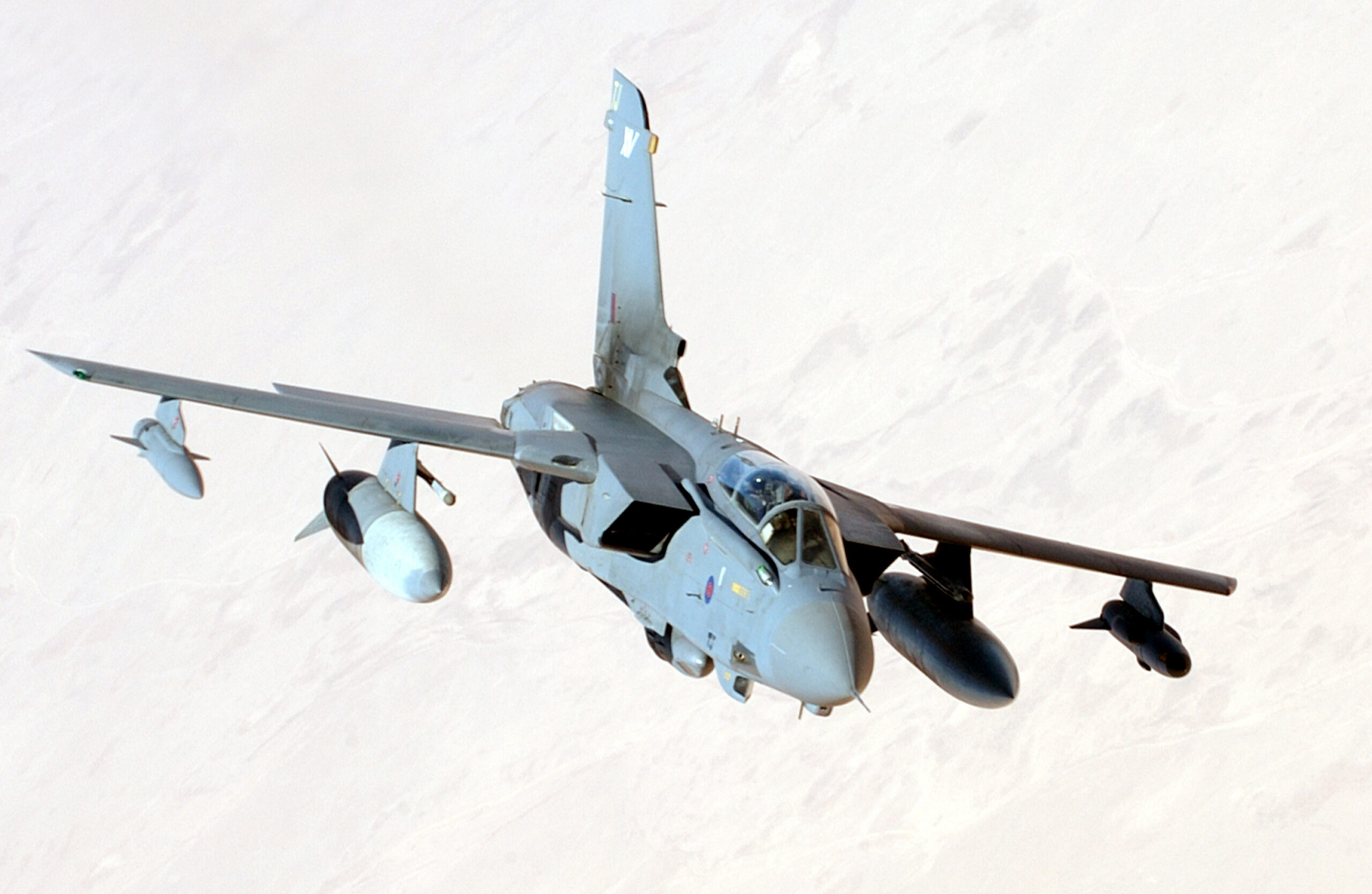 An RAF Tornado GR4 on patrol over Iraq