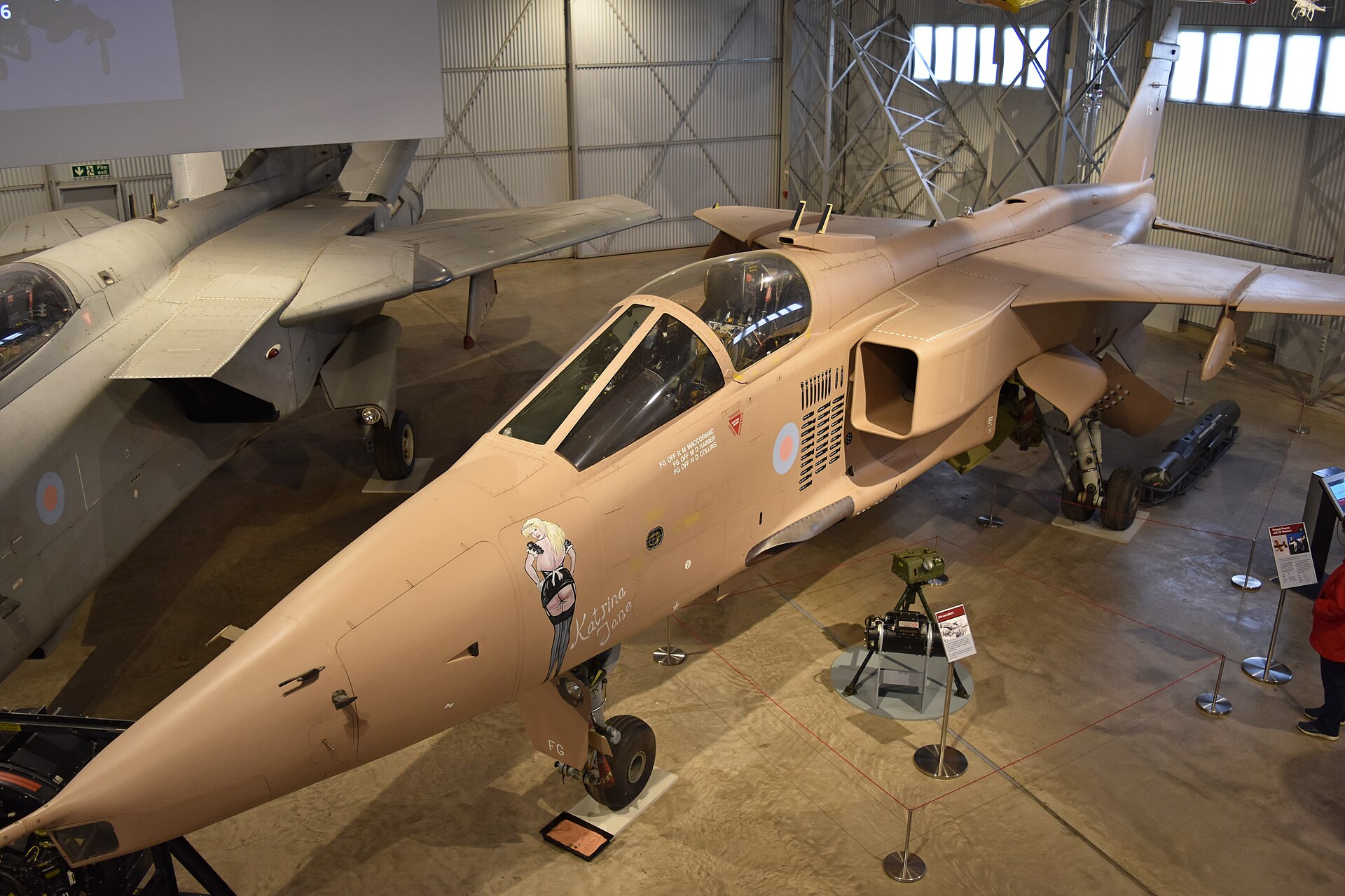 SEPECAT Jaguar GR.1A XZ119 Katrina Jane, a Gulf War veteran