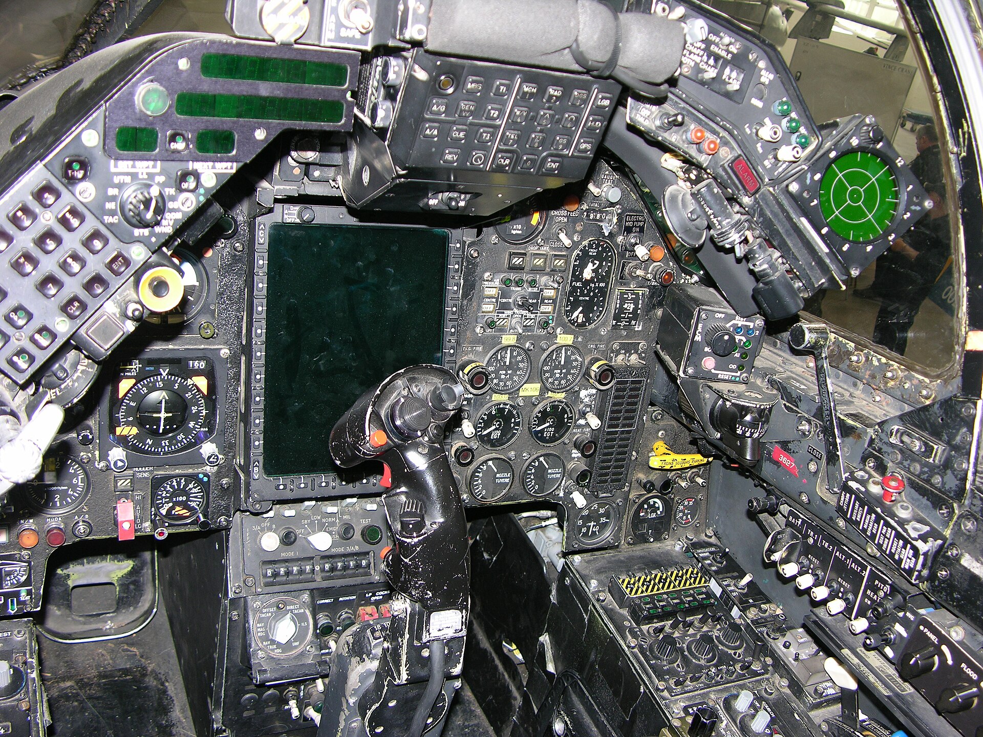 Cockpit of a SEPECAT Jaguar GR.3A