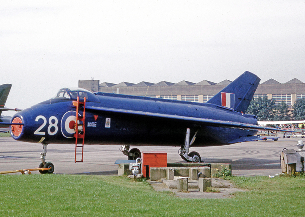 Short SB.5 research aircraft WG768 photographed in 1969