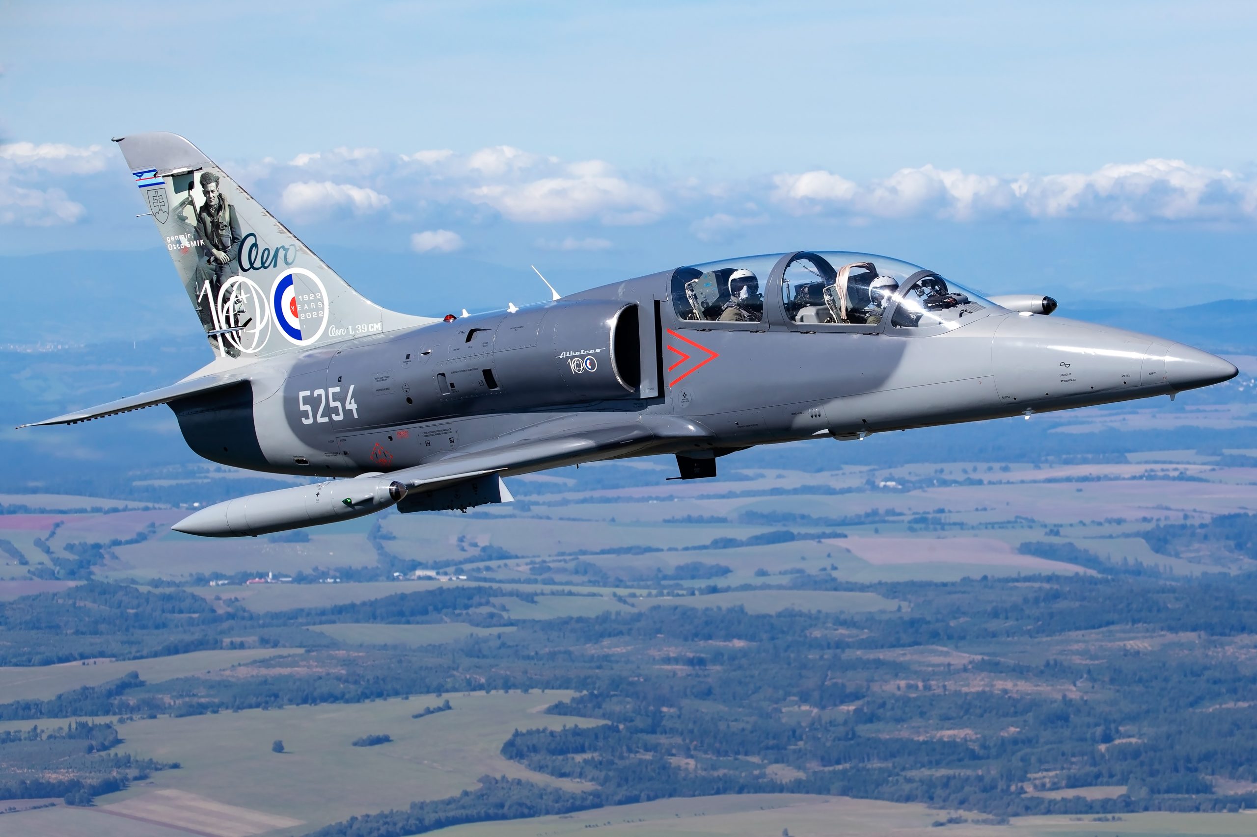 Slovak Air Force L-39CM Albatros in soft overcast light