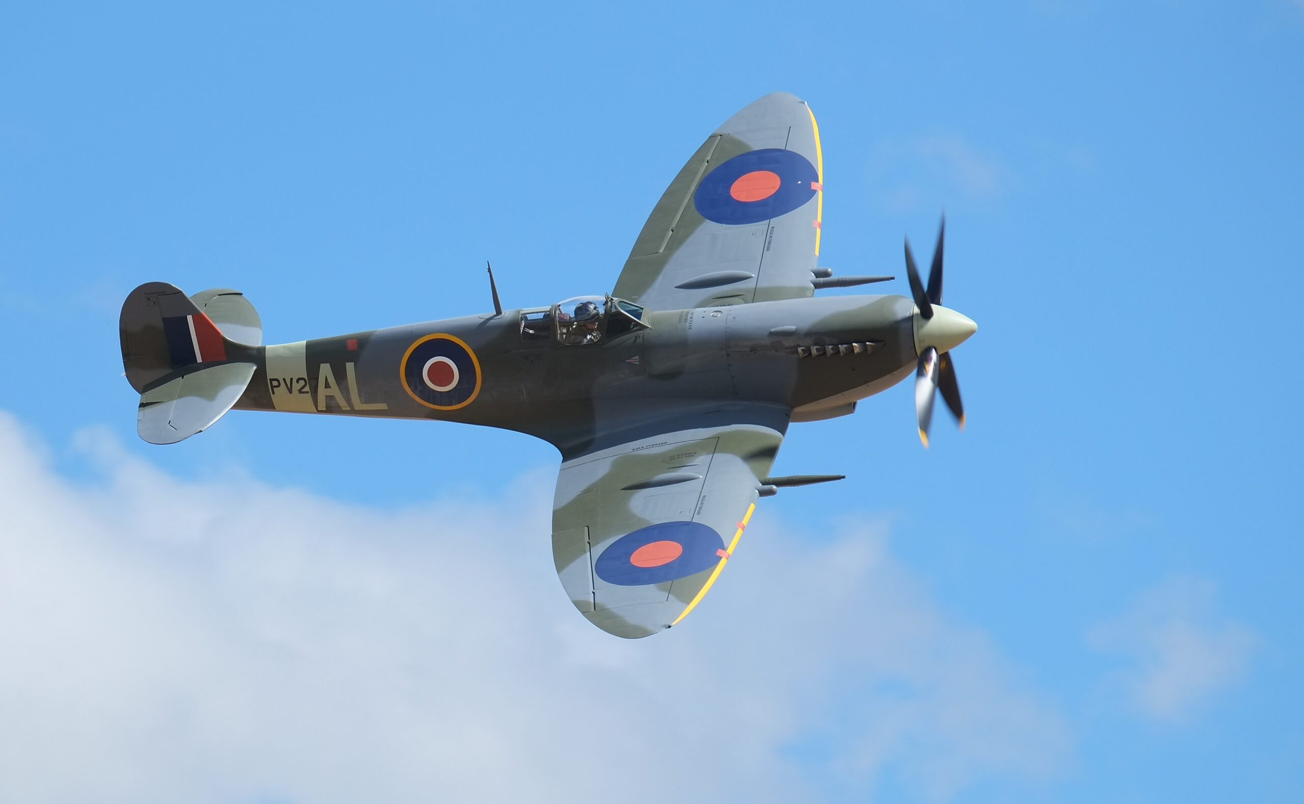Supermarine Spitfire Mk IX in flight