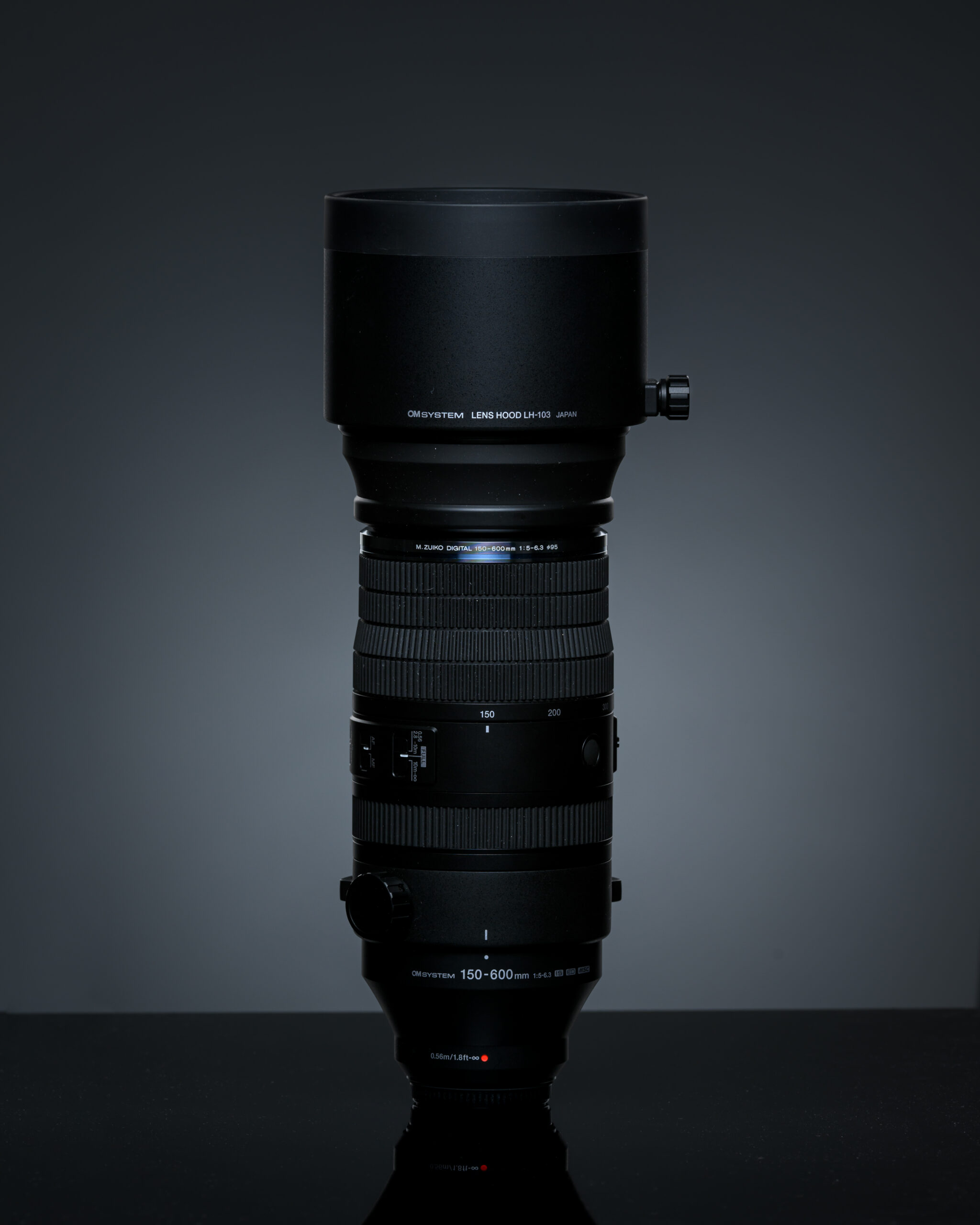 OM System 150-600mm super-telephoto zoom lens used for aviation photography