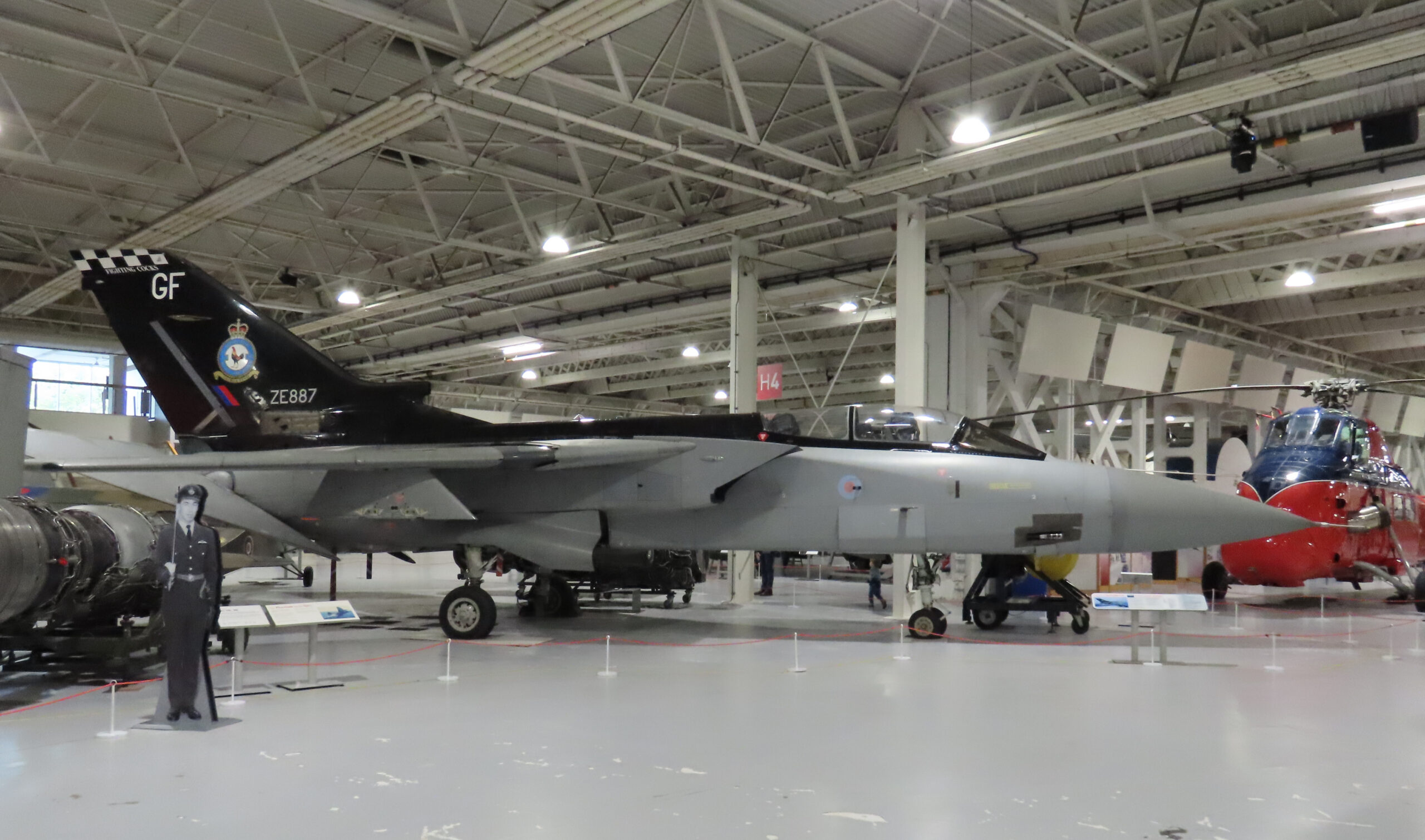 A Panavia Tornado F3 preserved at the RAF Museum Hendon
